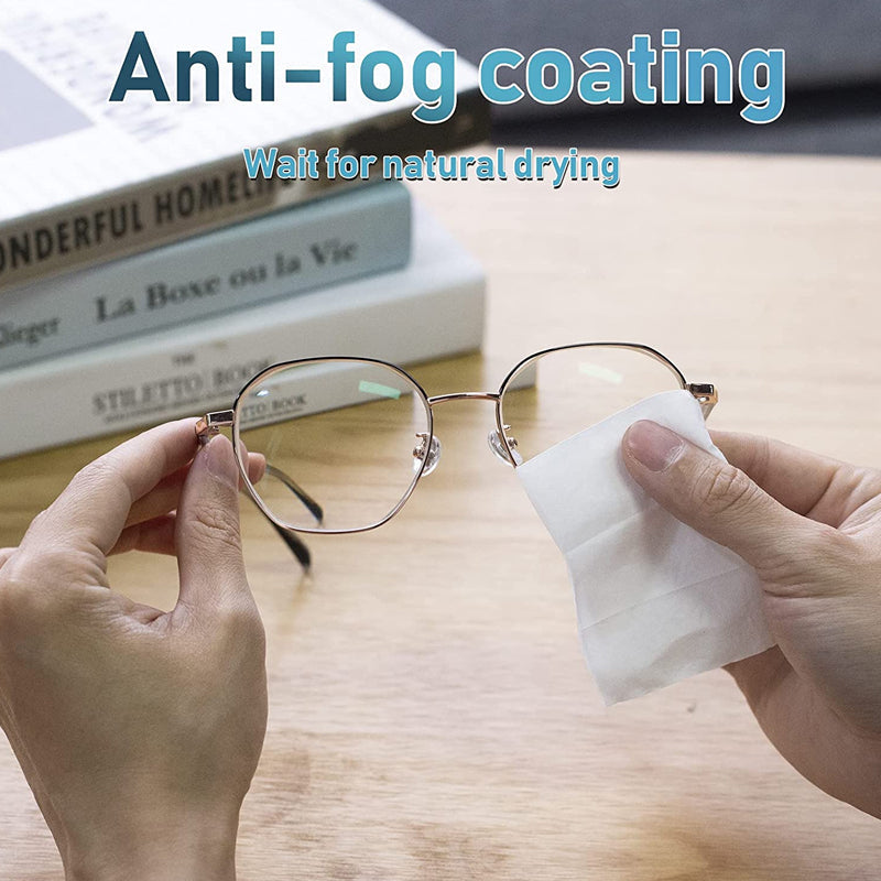 👓Anti Fog Wipes for Glasses (100 pieces/box)