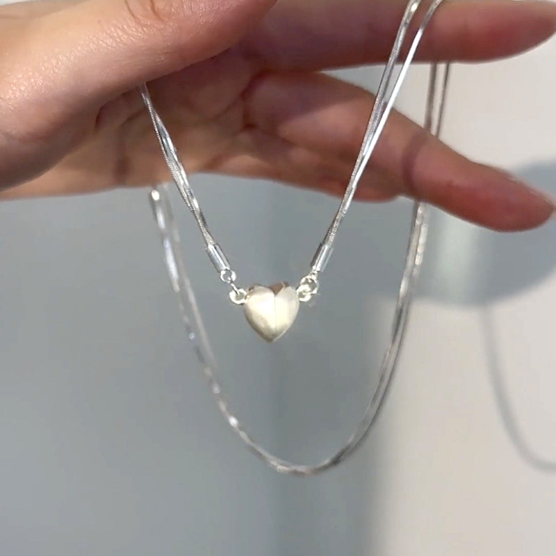 Magnet Heart Necklace