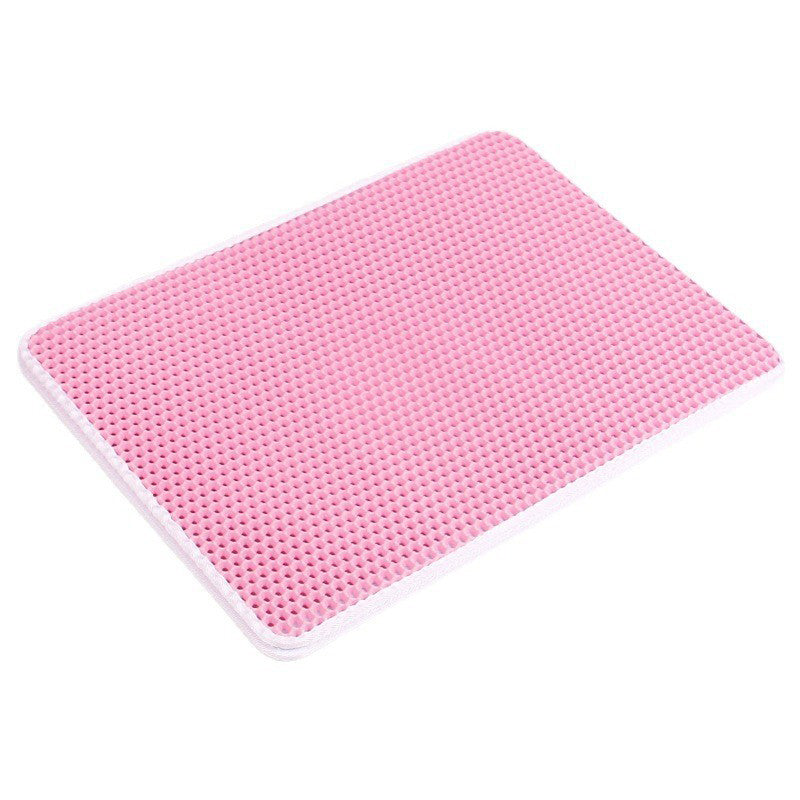 Foldable Washable Pet Honeycomb Sand Leak Pad