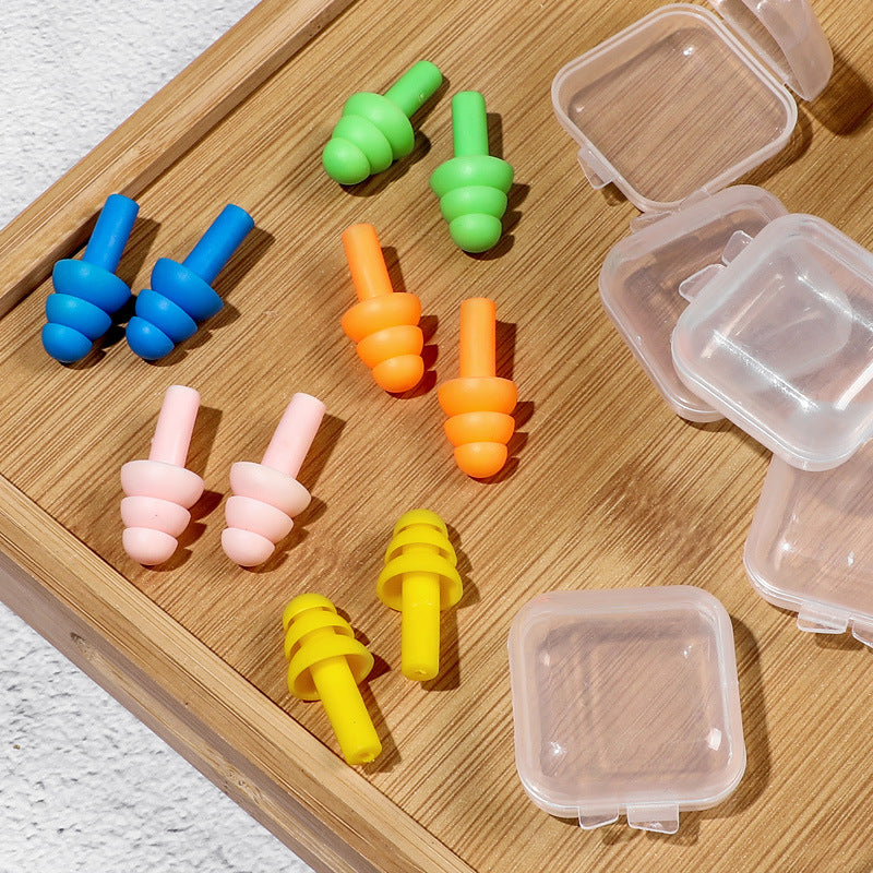 Spiral Solid Silicone Ear Plugs