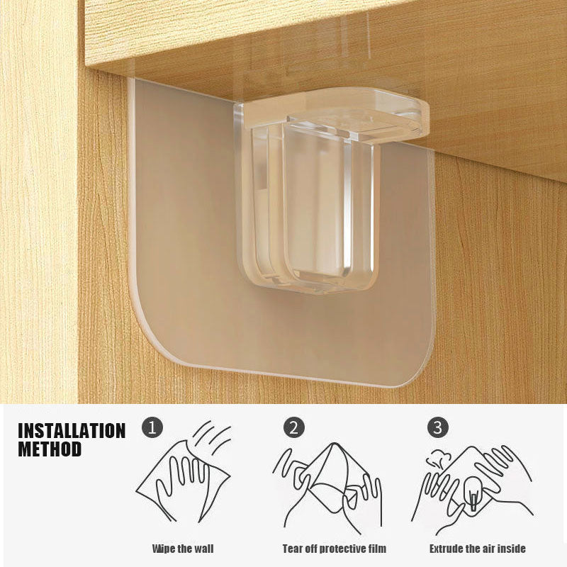 Non-marking And Punching-free Cabinet Partition Fixed Support Mop