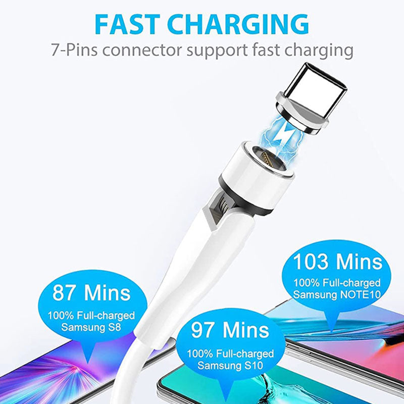 540¡ã Rotation Magnetic Fast Charging Cable