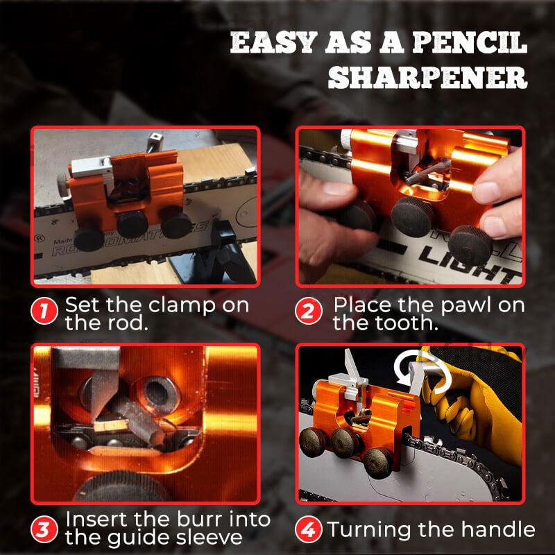 Easy & Portable Chainsaw Sharpener