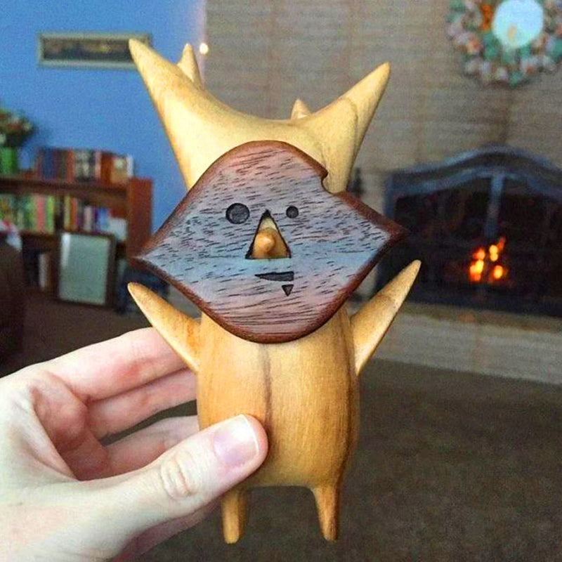 Lovely Wooden Resin Korok