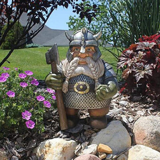 Viking Victor Norse Dwarf Gnome Statue