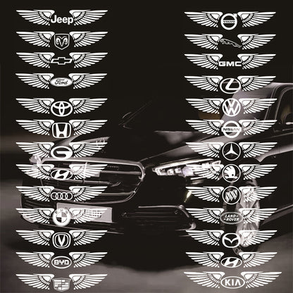 Creative Angel Wings Decorative Car Sticker