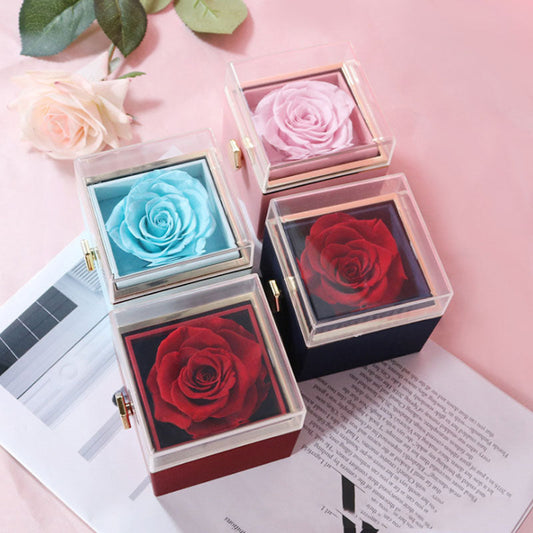 Rotating Rose Ornament Box