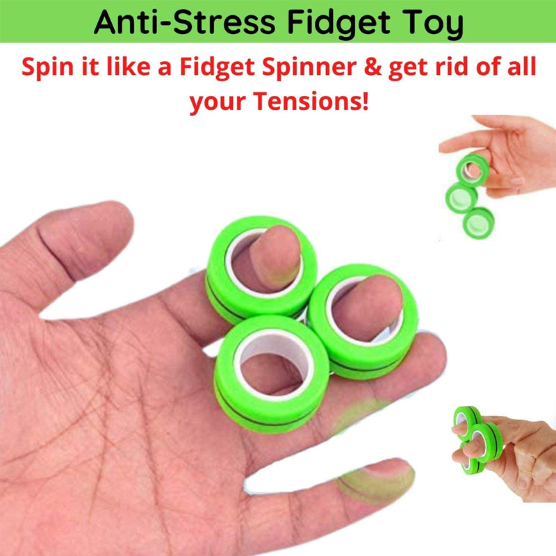 Fidget Spinner Decompression Ring Toy