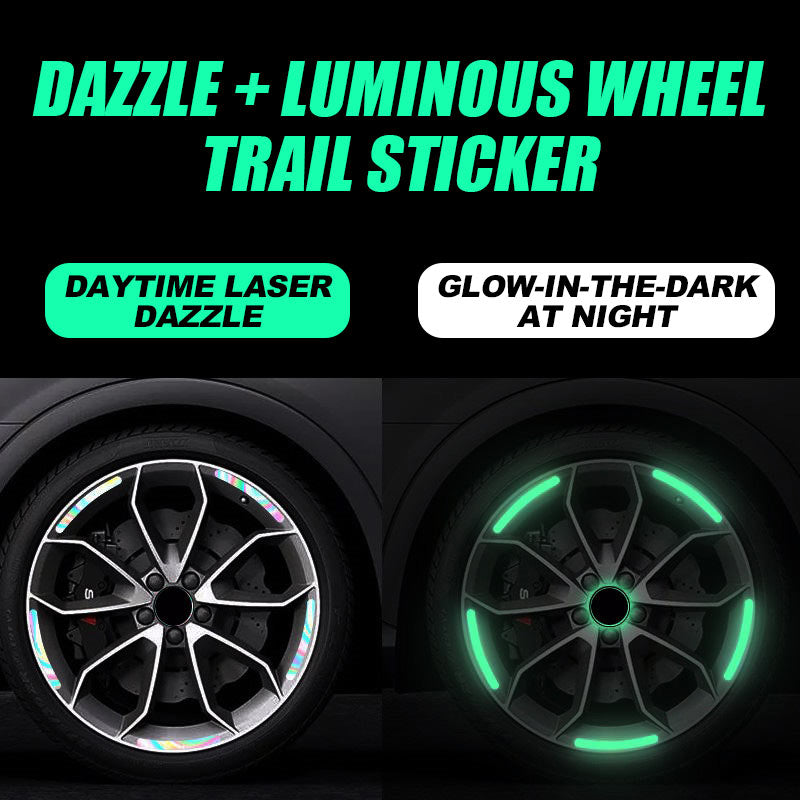 Luminous Tire Anti-Collision Sticker（20pcs)