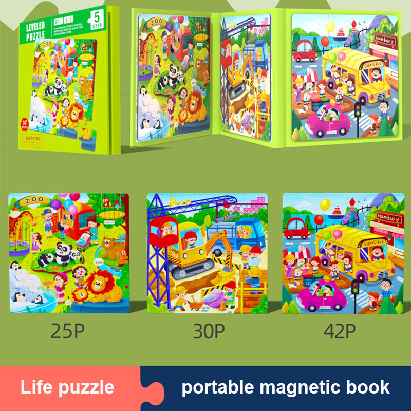 Children Puzzle Advanced Block Puzzle Magnetic Puzzle