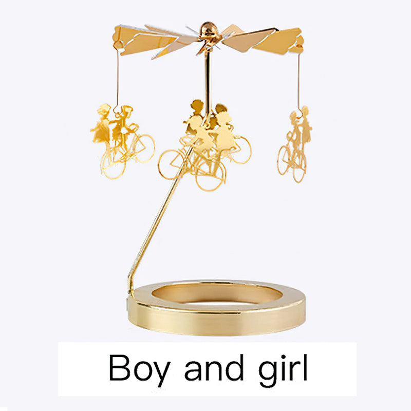 Boys Girls Candle Carousel