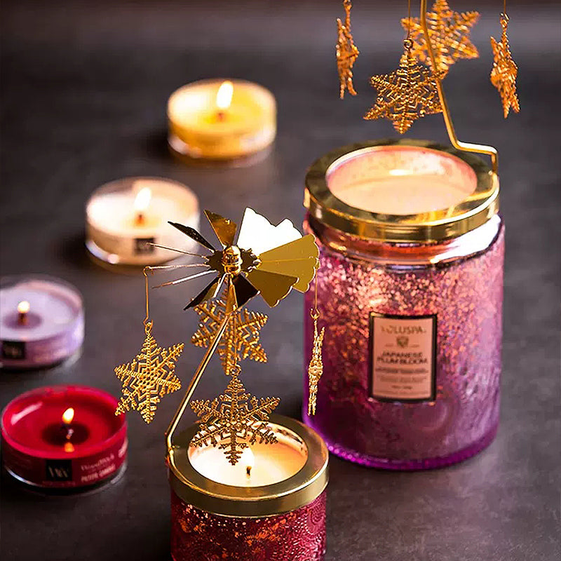 Snowflake Candle Carousel