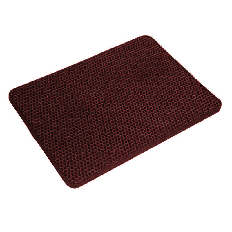 Foldable Washable Pet Honeycomb Sand Leak Pad