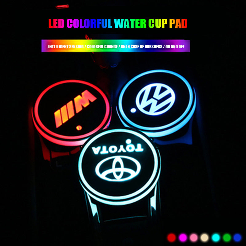 Car LED Cup Holder Lights