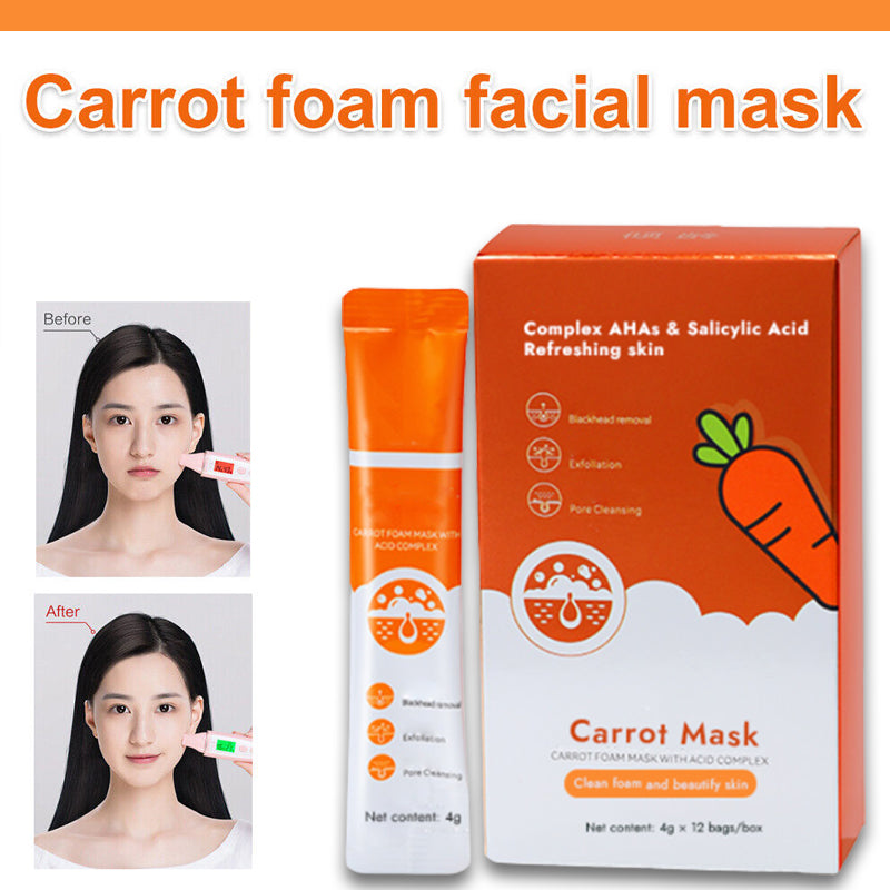 Carrot Foam Mask