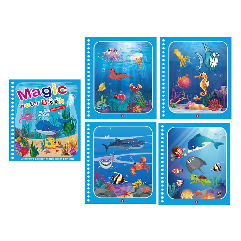 Children's Diy Magical Water Painting Book