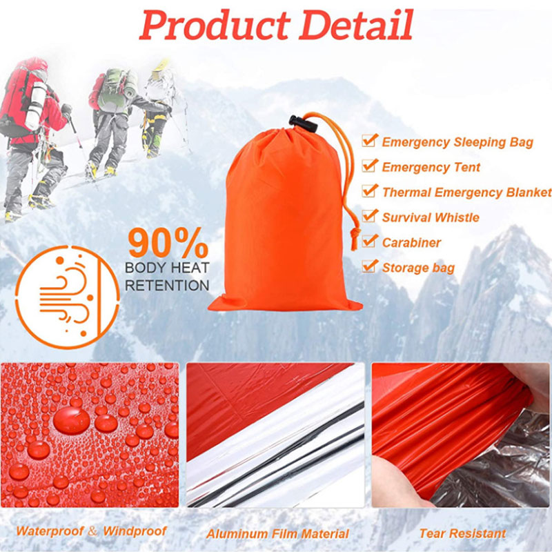 Insulation Emergency Waterproof Sleeping Bag