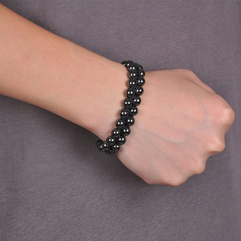 Double Layer Hematite Bracelet