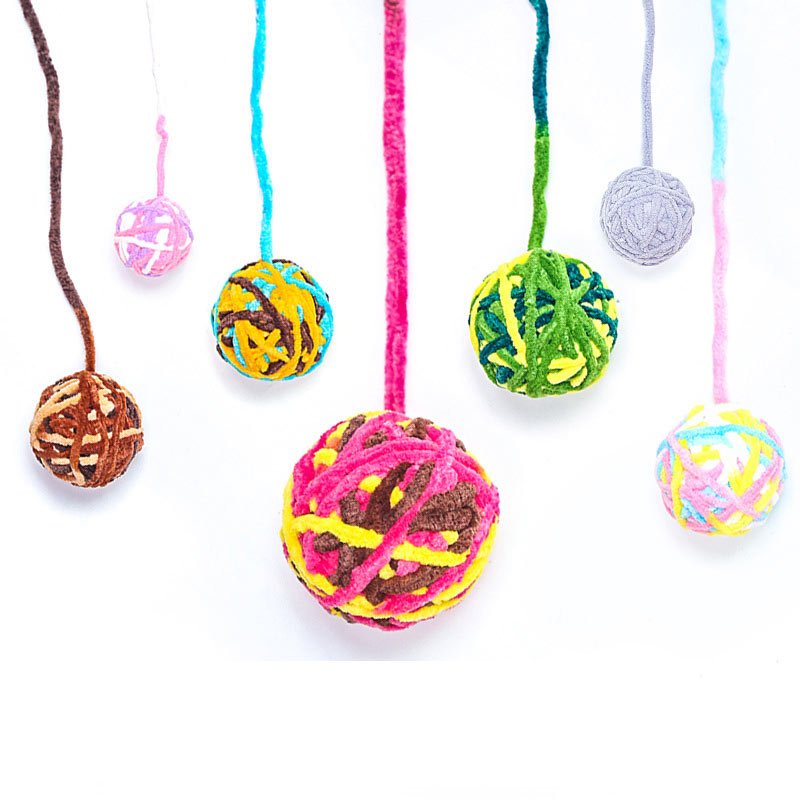 Pet Bell Color Yarn Ball