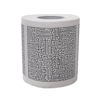 Printed Roll Maze Tissue