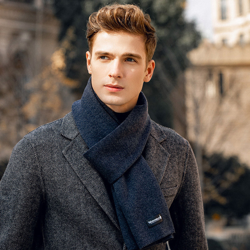 Solid Color All Match Wool Scarf