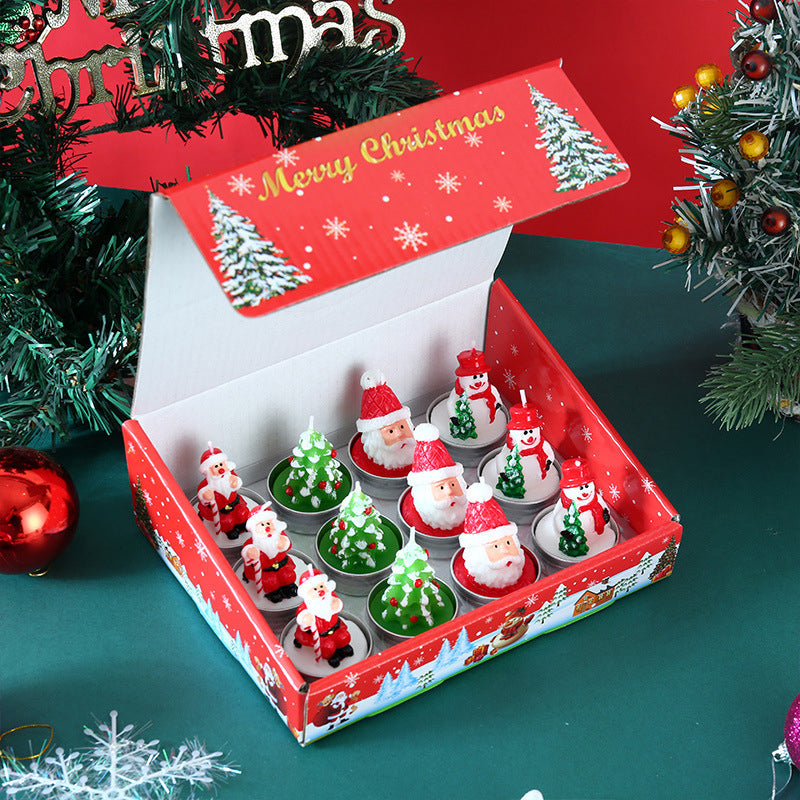 Christmas Candles 12 Gift Box Set