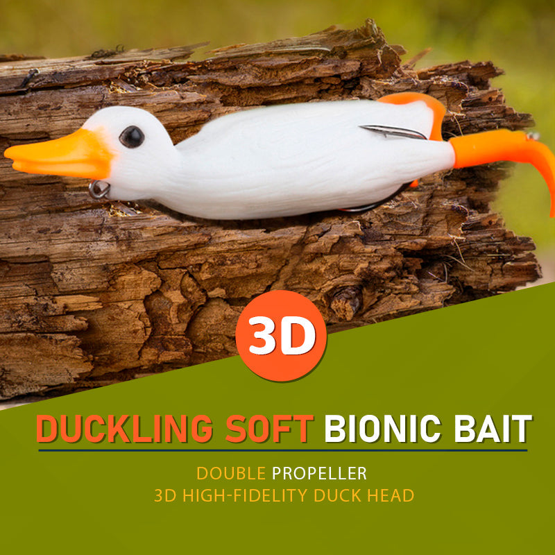 Double Propeller Duckling Soft Bionic Bait