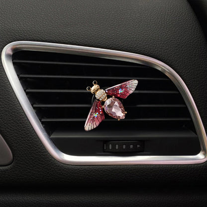 Exquisite Metal Butterfly Bee Dragonfly Car Perfume Clip