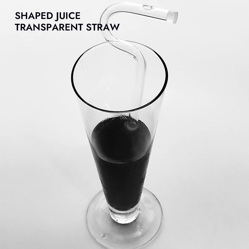 Shaped Juice Transparent Straw