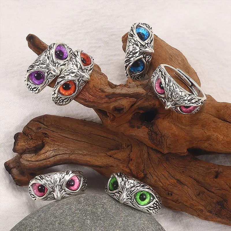 Owl Eye Vintage Statement Jewelry Ring