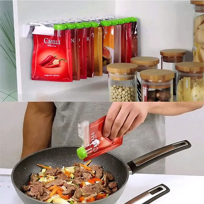 Seasoning Bag Storage Rack