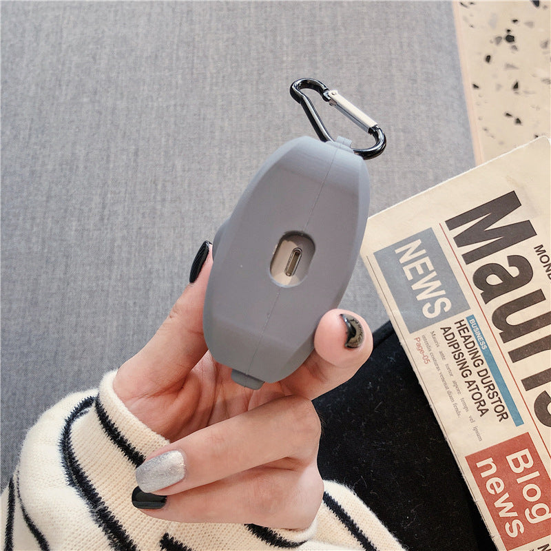 Moai Pattern Earphone Case