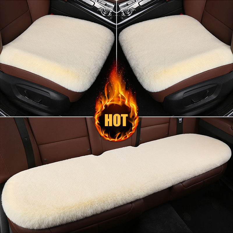 Winter Soft Warm Faux Rabbit Fur car seat Cushion