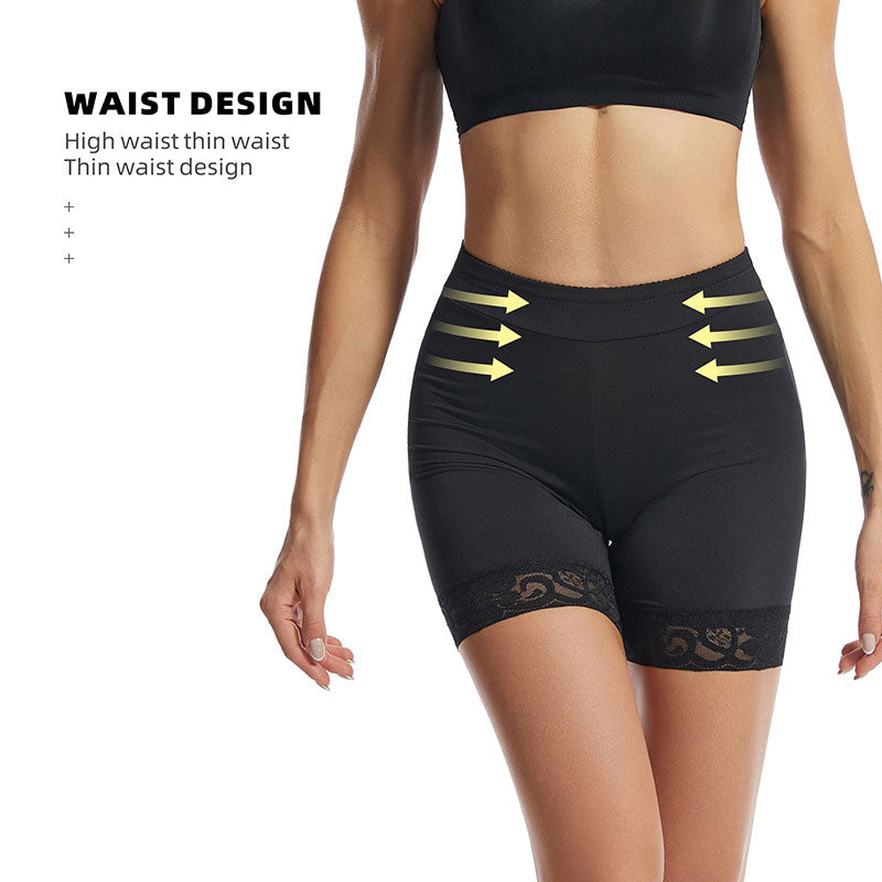 High-Waisted Sponge Pad Hip Lift Pants