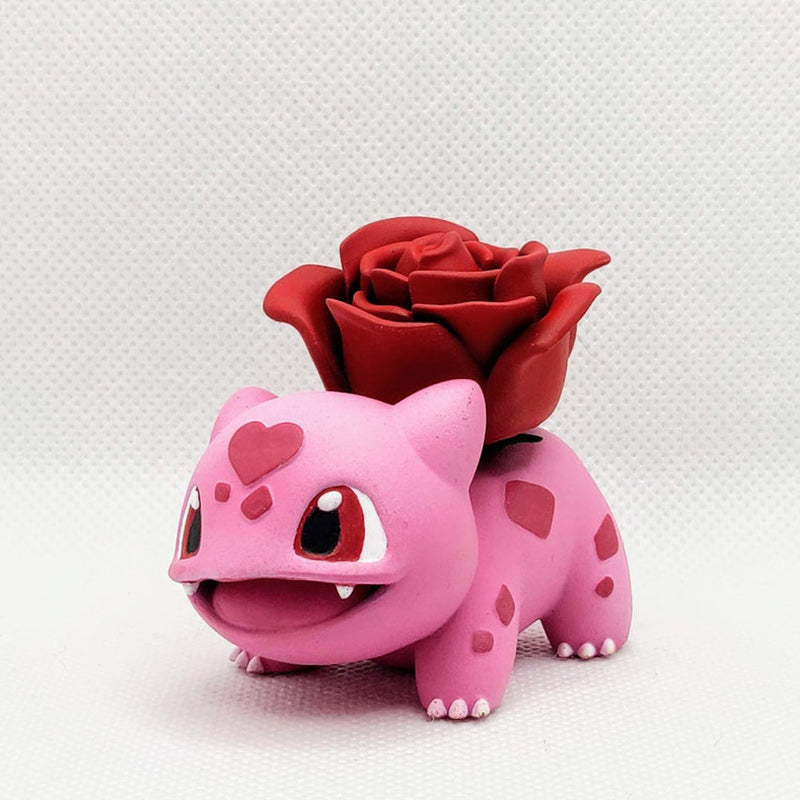 Rose Bulbasaur Valentine Figure