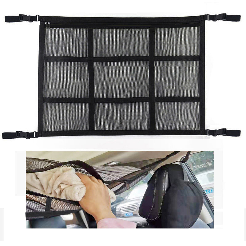 Car Ceiling Storage Net Truck Pocket Universal