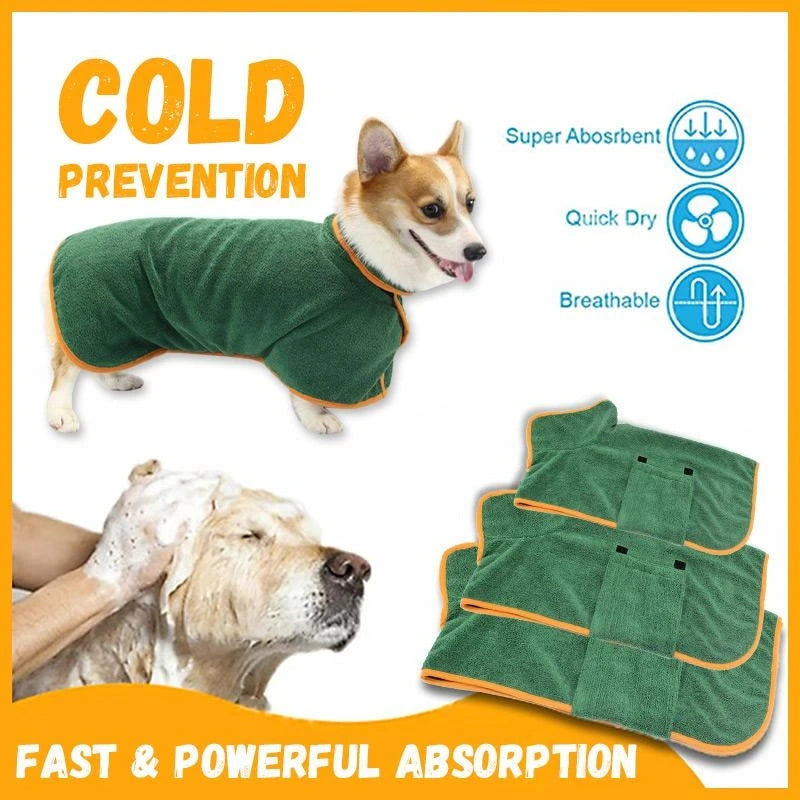 🐶Super Absorbent Pet Bathrobe