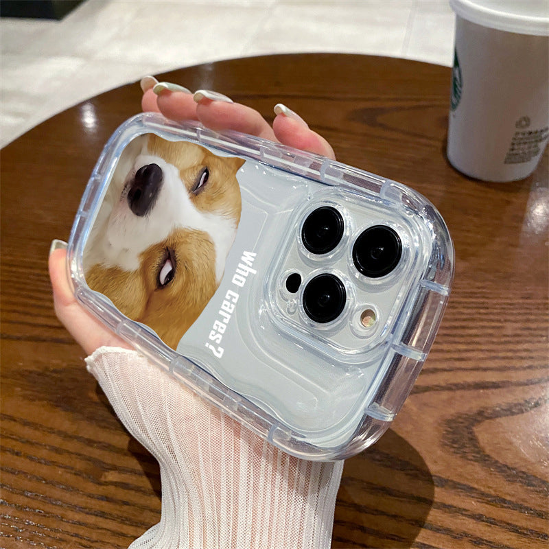 Funny Corgi Rolling Eyes Phone Case