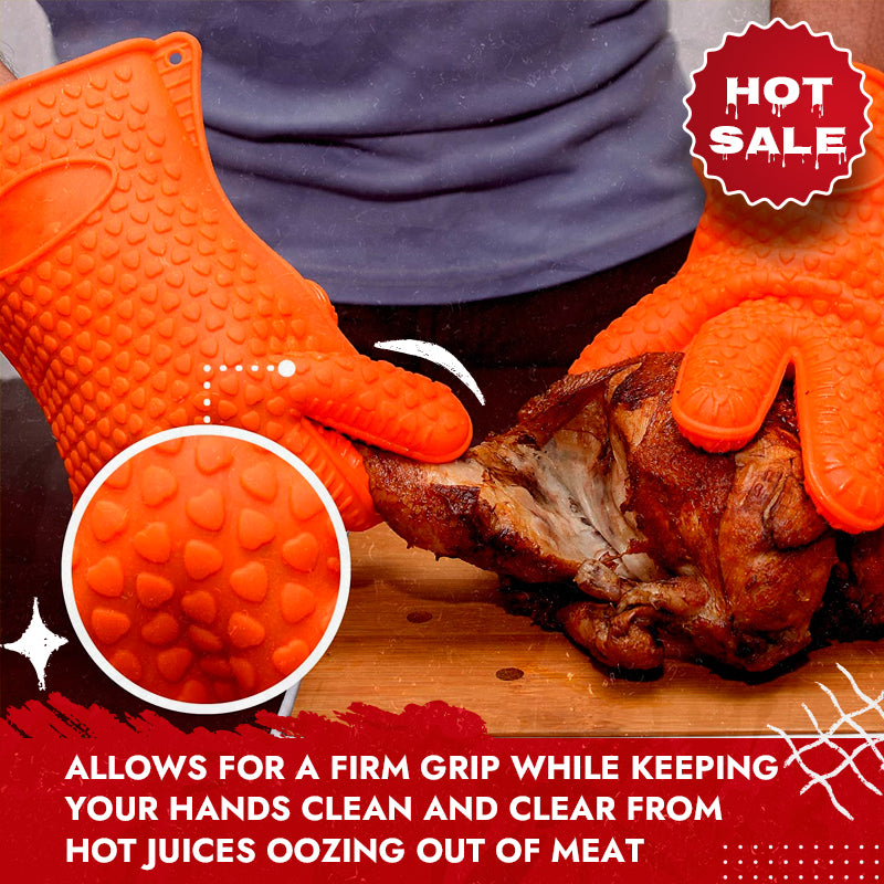 Silicone BBQ Gloves (Set of 5)