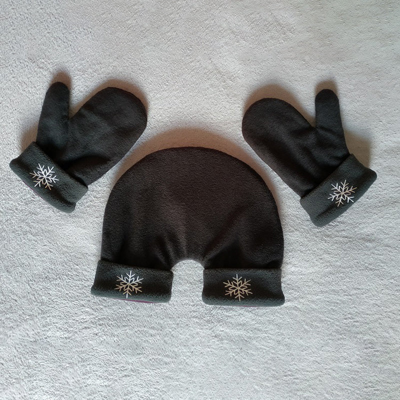 Polar Fleece Double Layer Hand Gloves