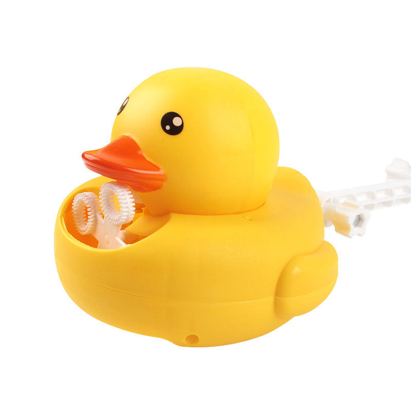 Children's Yellow Duck Bubble Machine