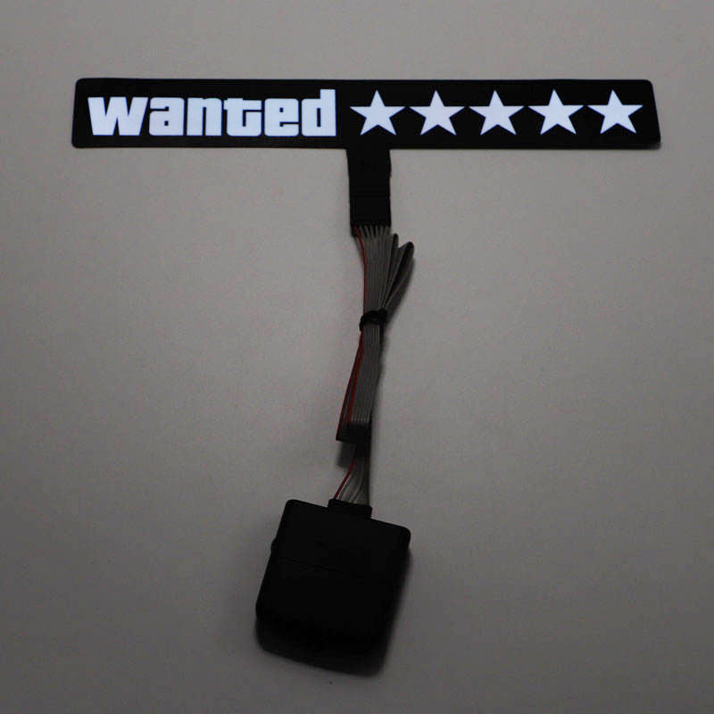 New El Luminous Car Sticker Car Luminous Decoration