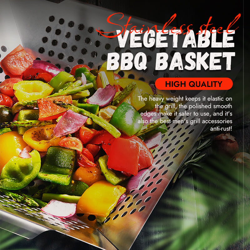 Stainless Steel Vegetable Grilling Basket