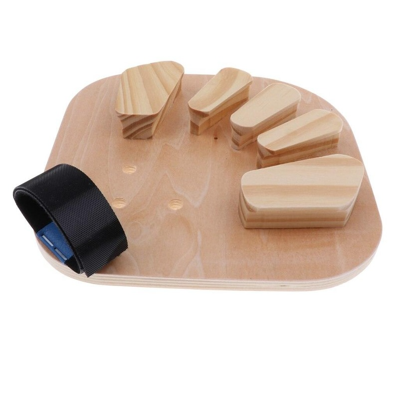 Portable Wooden Finger Separator Splint Finger Rehabilitation Equipment