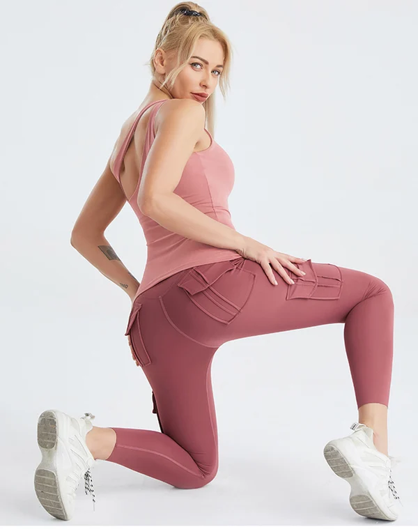 🔥Last Day-45% OFF🔥Women's Pocket Sexy Stretch Leggings Fitness Track