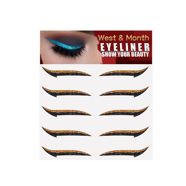 Glitter Eyeliner Sticker（5PCS)