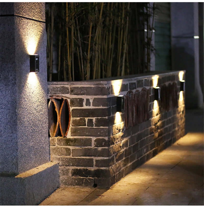 Waterproof Solar Powered Outdoor Patio Wall Decor Light