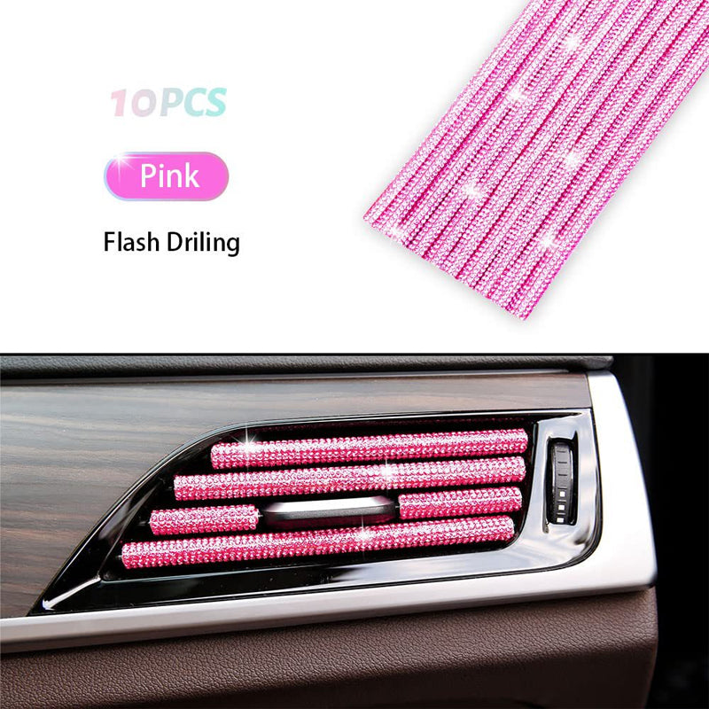 Diamond-studded Car Air Vent Trim