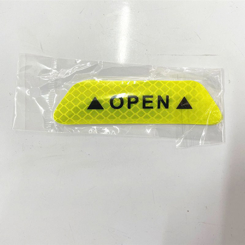 Door Open Warning Stickers