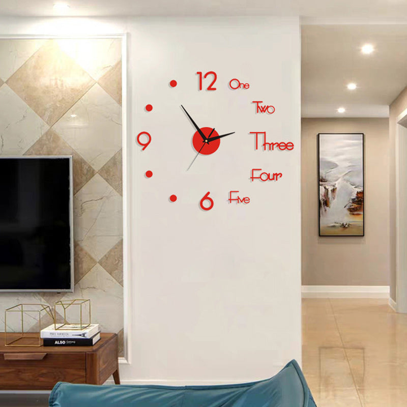 Luminous Wall Clock Wall Sticker